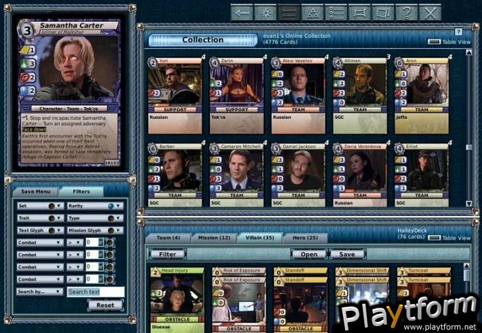 Stargate Online Trading Card Game: System Lords (PC)