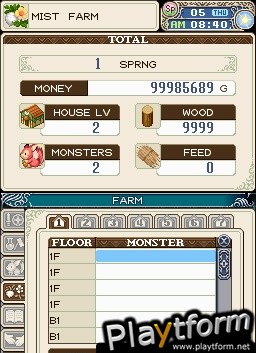 Rune Factory: A Fantasy Harvest Moon (DS)