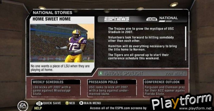 NCAA Football 08 (PlayStation 2)