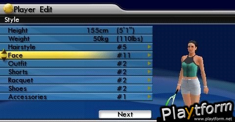 Smash Court Tennis 3 (PSP)