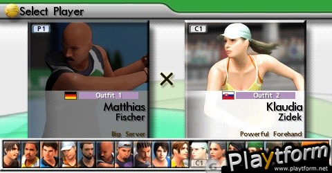 Smash Court Tennis 3 (PSP)