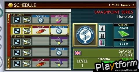 Smash Court Tennis 3 (PSP)