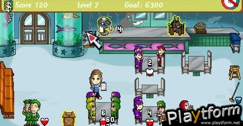 Diner Dash: Sizzle & Serve (PSP)