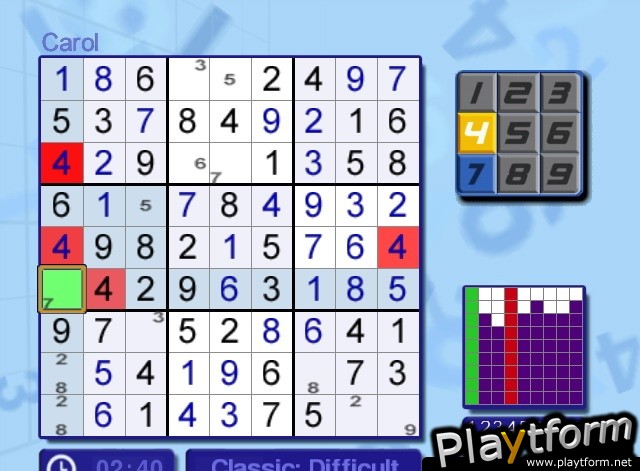 Carol Vorderman's Sudoku (PlayStation 2)