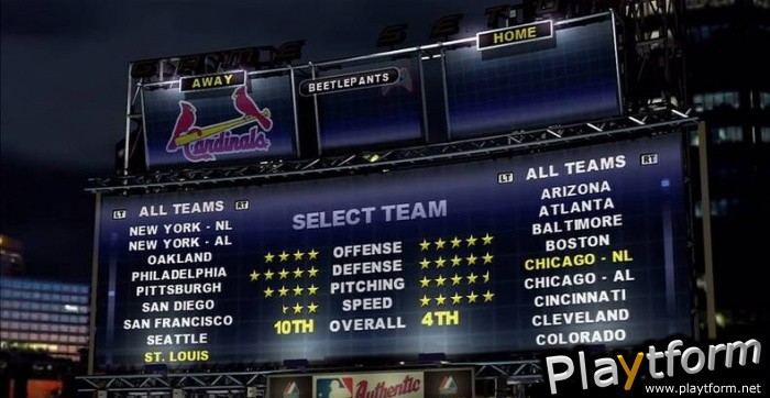 Major League Baseball 2K7 (Xbox 360)