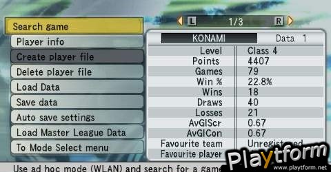 Winning Eleven: Pro Evolution Soccer 2007 (PSP)