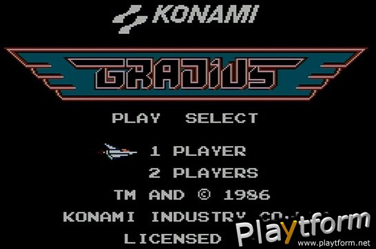 Gradius (NES) (Wii)