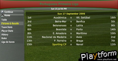 Worldwide Soccer Manager 2007 (PSP)