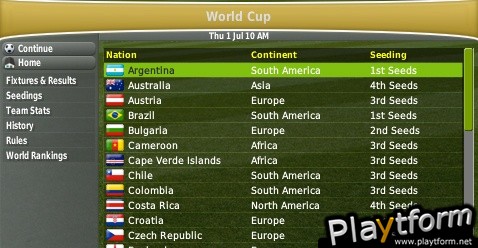 Worldwide Soccer Manager 2007 (PSP)