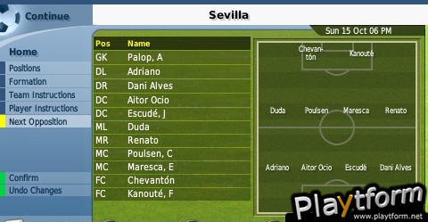 Worldwide Soccer Manager 2007 (PSP)