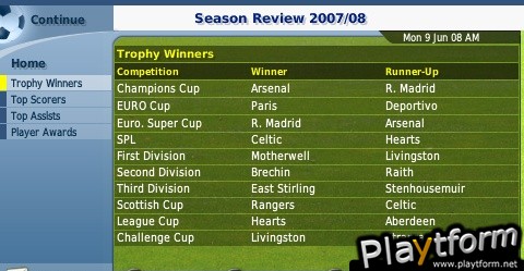 Worldwide Soccer Manager 2007 (PSP)