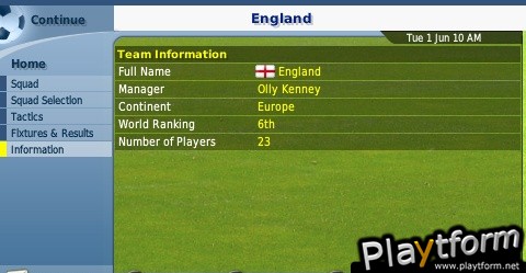 Worldwide Soccer Manager 2007 (PSP)