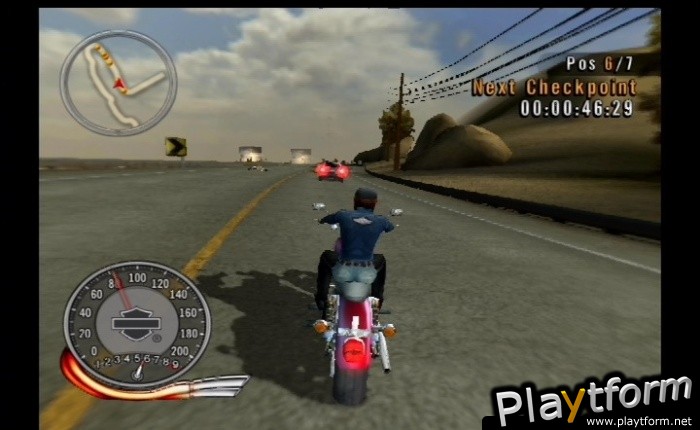 Harley-Davidson Motorcycles: Race to the Rally (PlayStation 2)