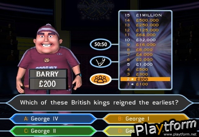 Who Wants to Be a Millionaire: Party Edition (PlayStation 2)