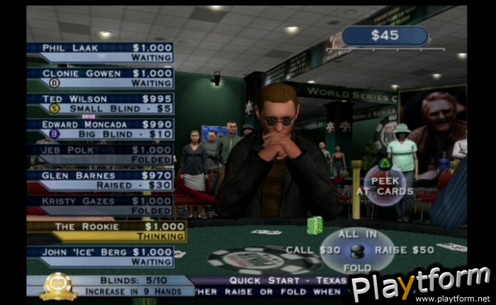 World Series of Poker: Tournament of Champions (PlayStation 2)