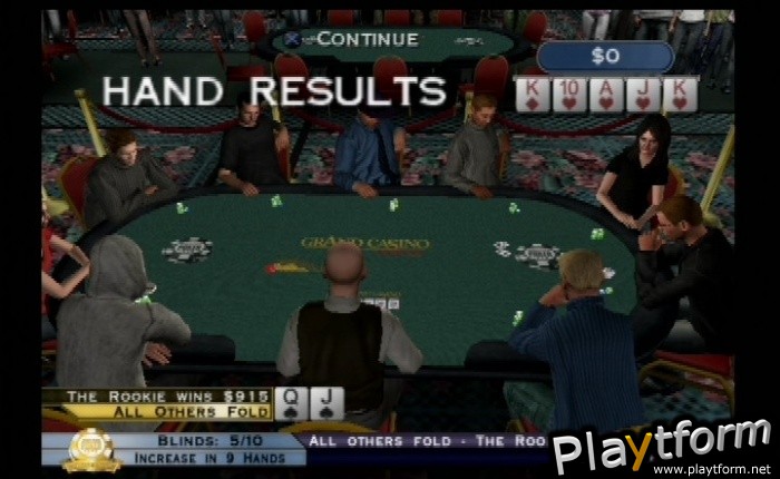 World Series of Poker: Tournament of Champions (PlayStation 2)