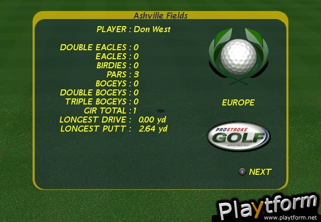 ProStroke Golf - World Tour 2007 (PC)