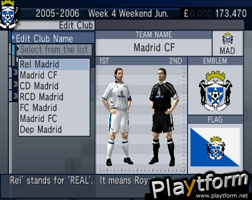 Let's Make a Soccer Team! (PlayStation 2)