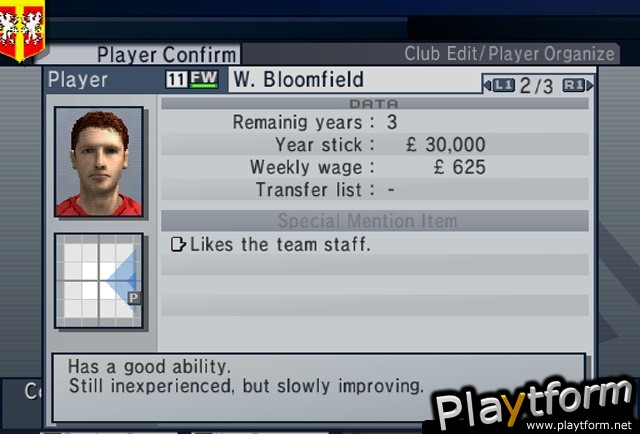 Let's Make a Soccer Team! (PlayStation 2)