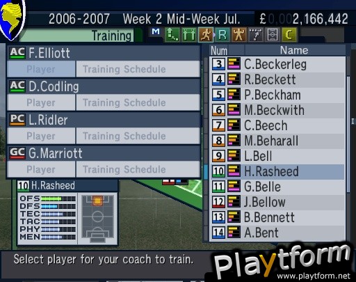 Let's Make a Soccer Team! (PlayStation 2)