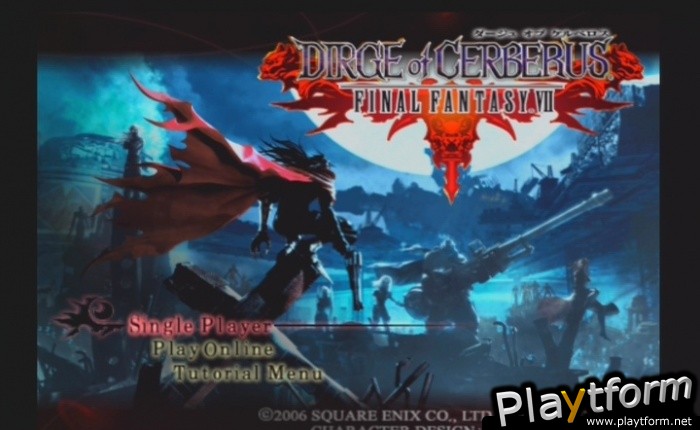 Dirge of Cerberus: Final Fantasy VII (PlayStation 2)