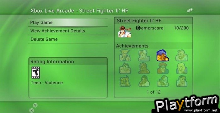 Street Fighter II' Hyper Fighting (Xbox 360)