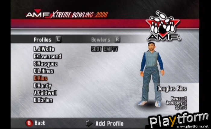 AMF Xtreme Bowling (Xbox)