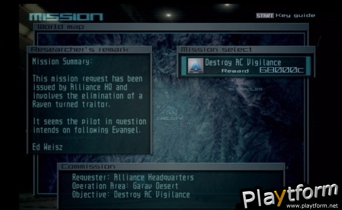 Armored Core: Last Raven (PlayStation 2)