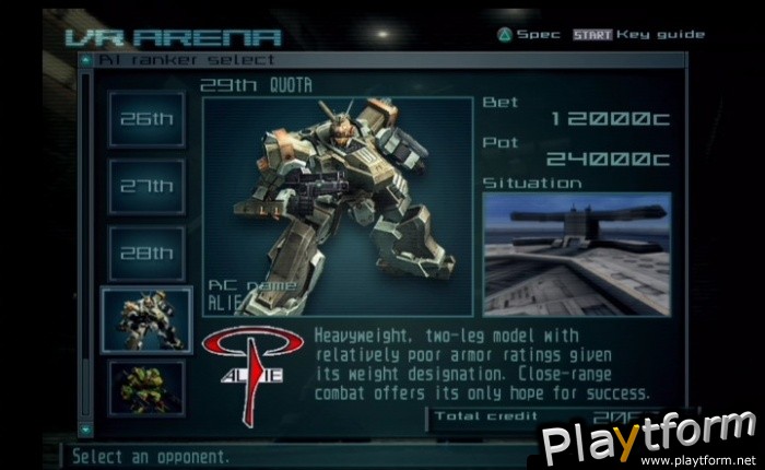 Armored Core: Last Raven (PlayStation 2)