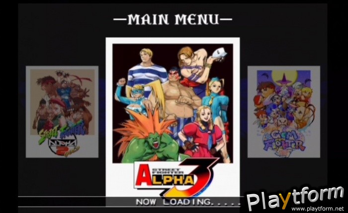 Street Fighter Alpha Anthology (PlayStation 2)