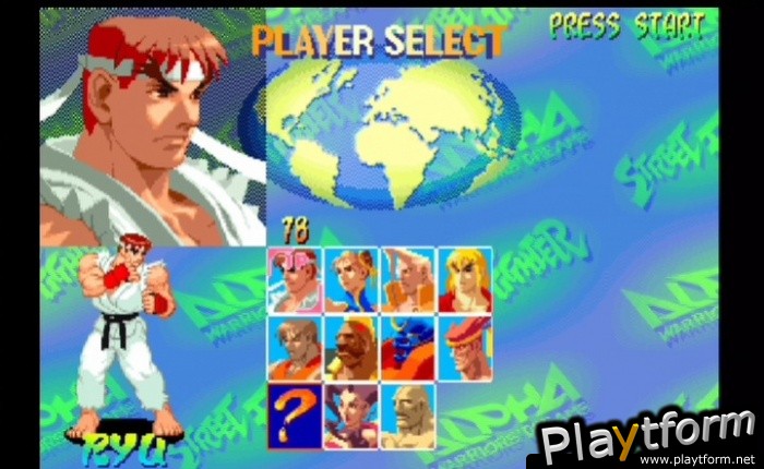 Street Fighter Alpha Anthology (PlayStation 2)