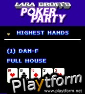 Lara Croft's Poker Party (Mobile)