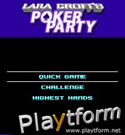 Lara Croft's Poker Party (Mobile)