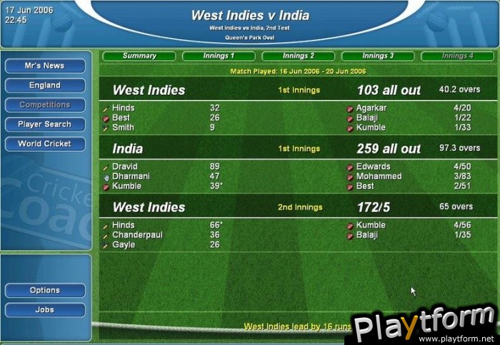 Marcus Trescothick's Cricket Coach (PC)