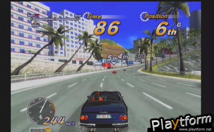 OutRun 2006: Coast 2 Coast (PlayStation 2)