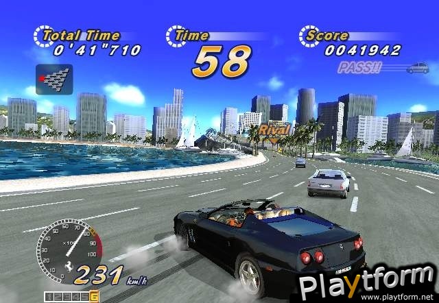 OutRun 2006: Coast 2 Coast (PlayStation 2)