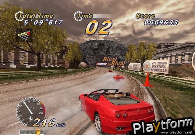 OutRun 2006: Coast 2 Coast (PlayStation 2)