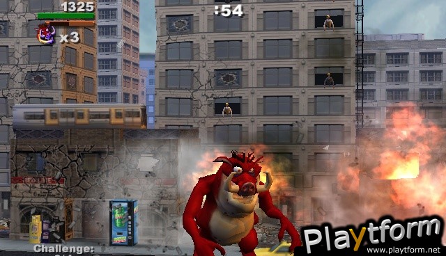 Rampage: Total Destruction (PlayStation 2)