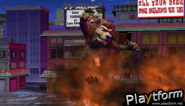 Rampage: Total Destruction (PlayStation 2)