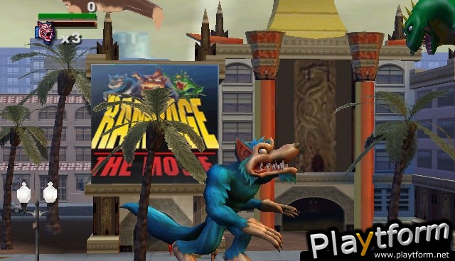 Rampage: Total Destruction (PlayStation 2)