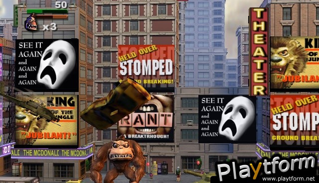 Rampage: Total Destruction (PlayStation 2)