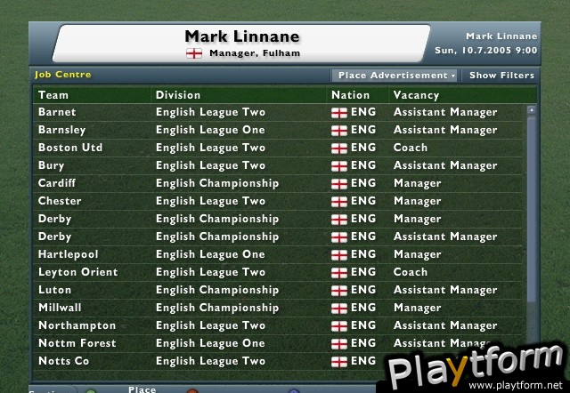 Football Manager 2006 (Xbox 360)