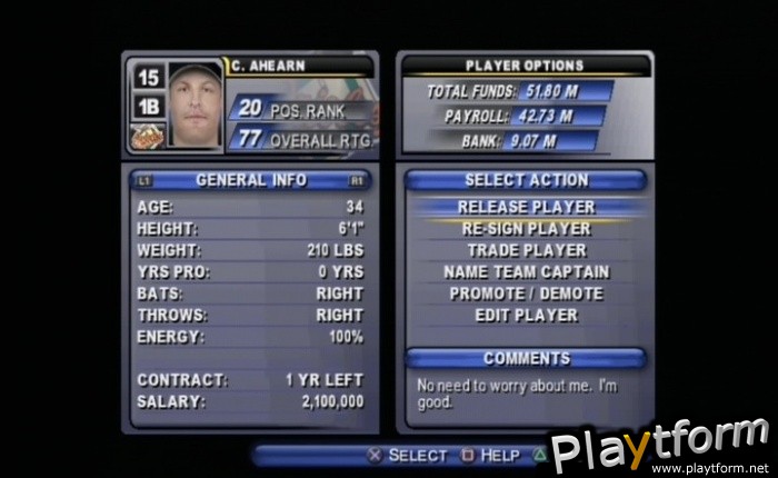 Major League Baseball 2K6 (PlayStation 2)