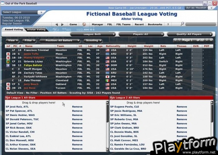 Out of the Park Baseball 2007 (PC)