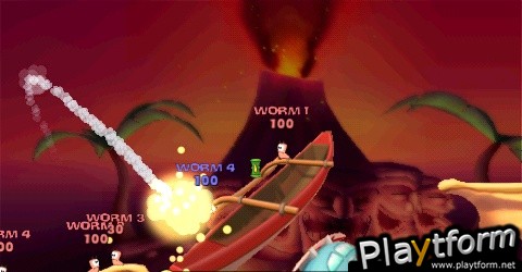 Worms: Open Warfare (PSP)