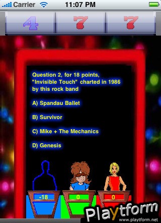 The 80s Music Game Show (iPhone/iPod)