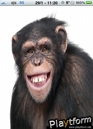 Happy Chimpanzee Slide Puzzle (iPhone/iPod)