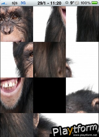 Happy Chimpanzee Slide Puzzle (iPhone/iPod)