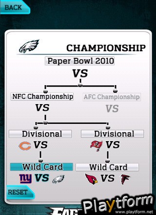 NFL Paperbowl Philadelphia (iPhone/iPod)