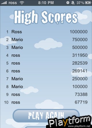 Super Mario Jump (iPhone/iPod)